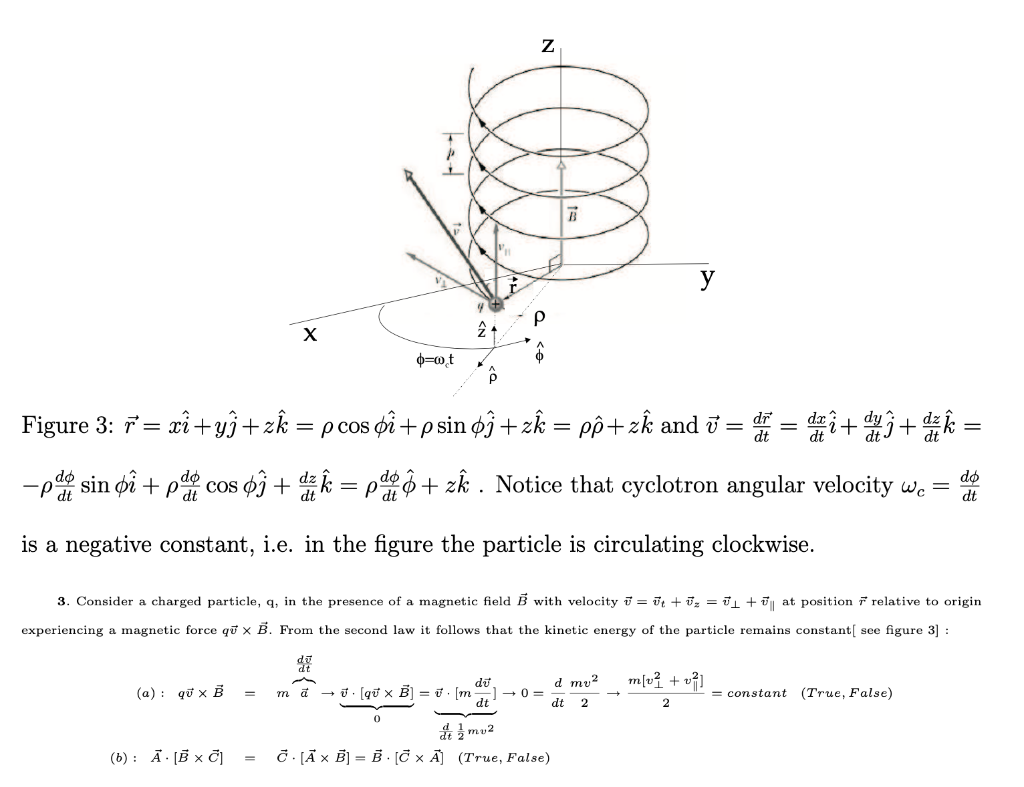 Solved 4 In Problem 3 Assume A Uniform Magnetic Field Chegg Com