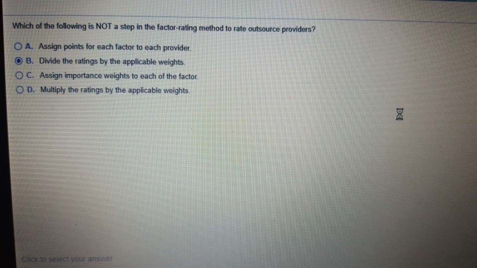 Solved Which of the following is NOT a step in the