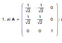 Solved Find the transformation matrix A for each of the | Chegg.com