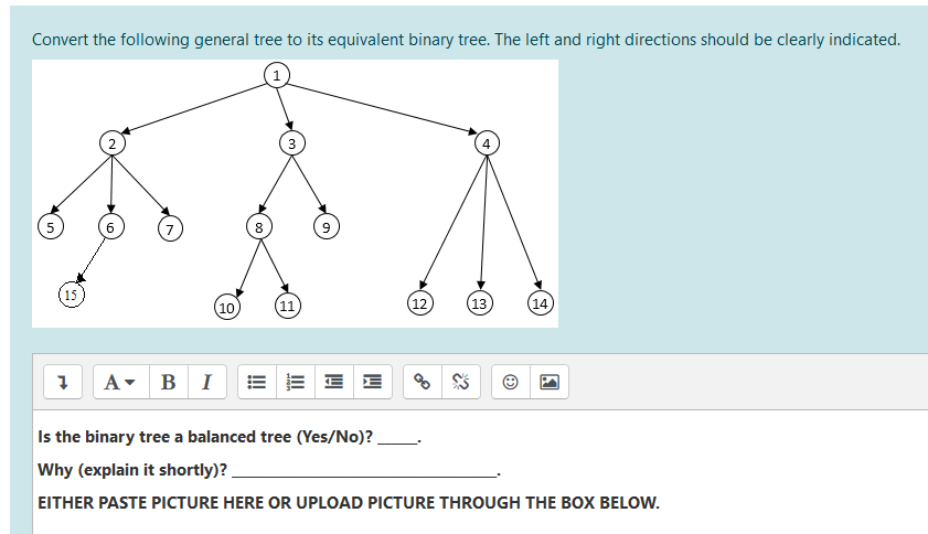 Solved Convert the following general tree to its equivalent | Chegg.com