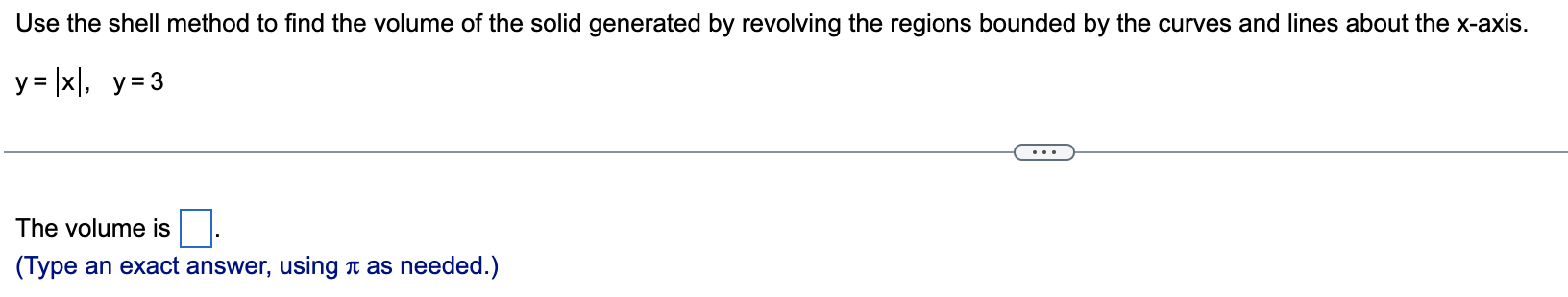 Solved Use the shell method to find the volume of the solid | Chegg.com