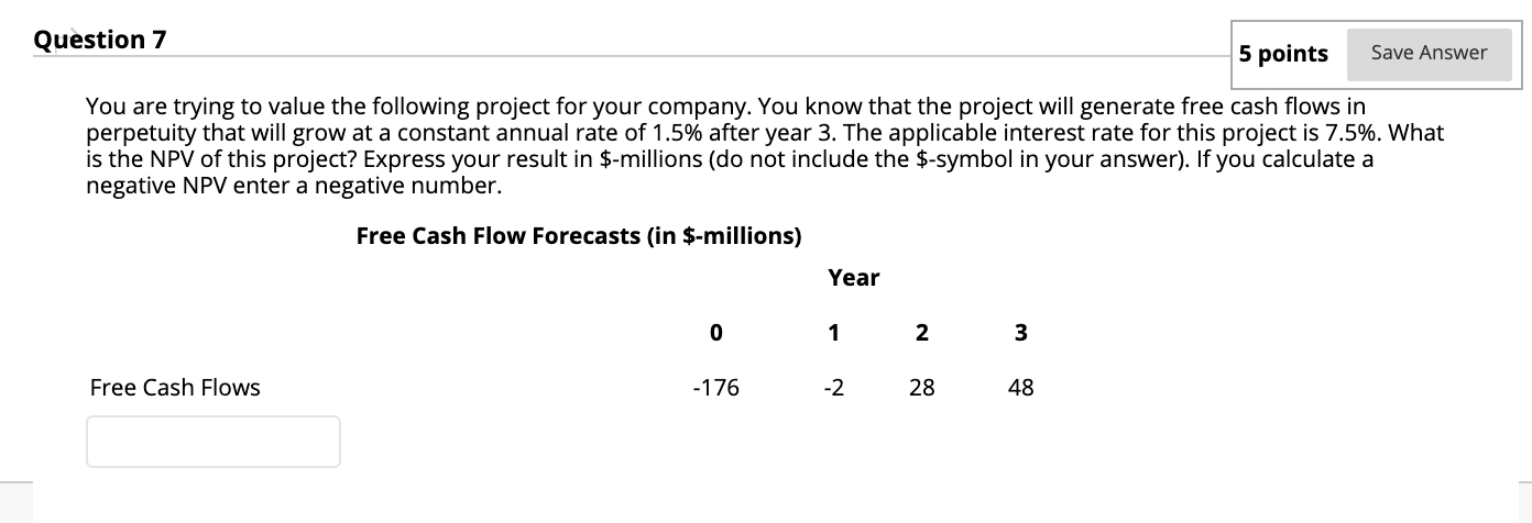 solved-you-are-trying-to-value-the-following-project-for-chegg