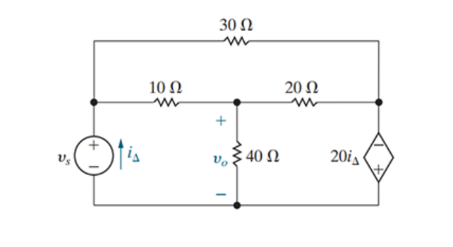 Solved Use the node-voltage method to find the value of vo | Chegg.com