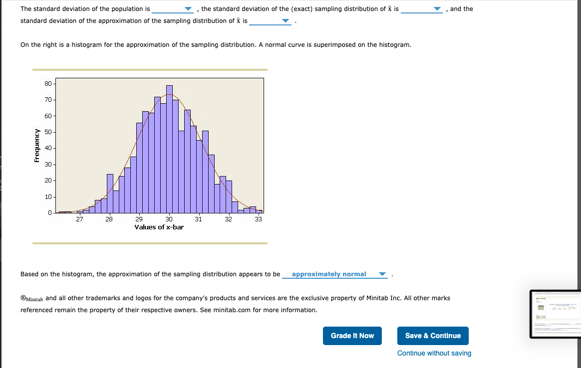 Solved 2. The sampling distribution of the sample mean | Chegg.com