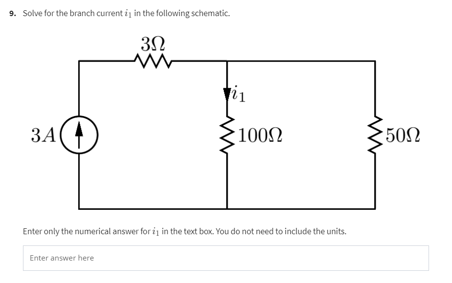 Solved 8. You are given the following circuit. Current I1 | Chegg.com