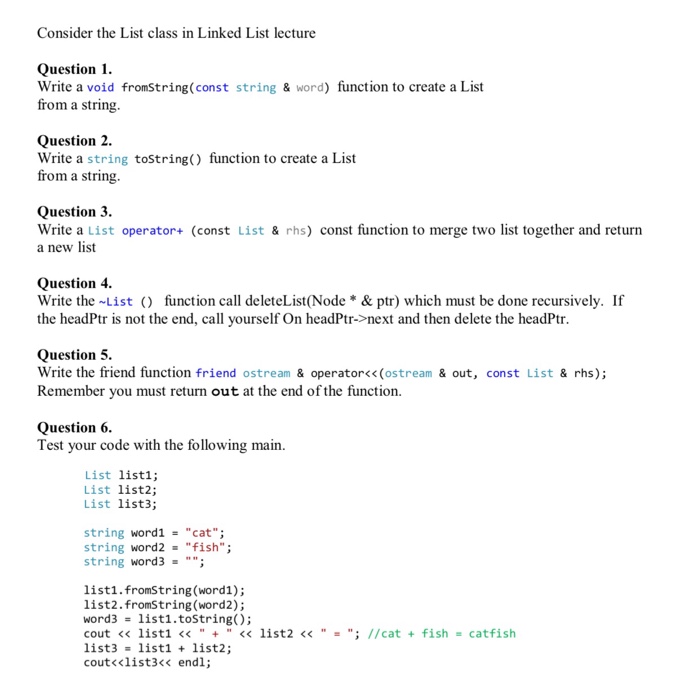 Solved Having trouble with my c++ homework on how to create | Chegg.com
