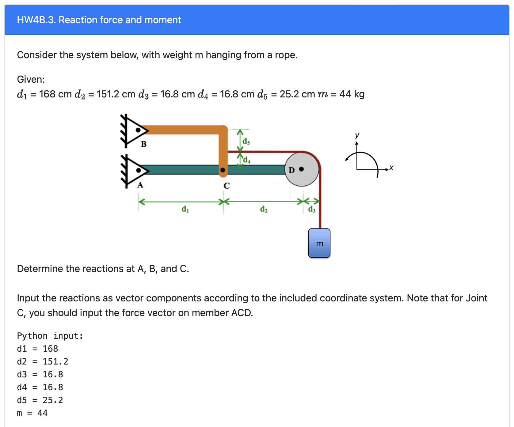 Solved Please use Python to answer the question. I just want | Chegg.com