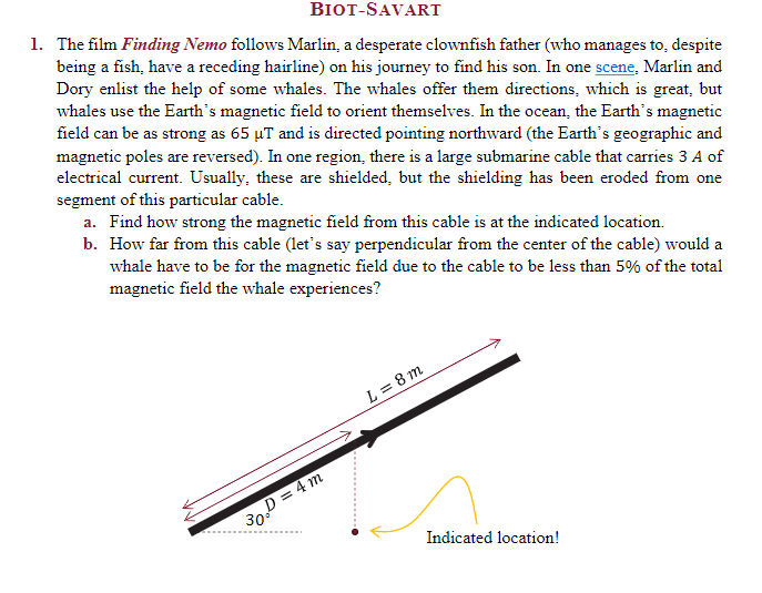 Solved 1. The film Finding Nemo follows Marlin, a desperate | Chegg.com