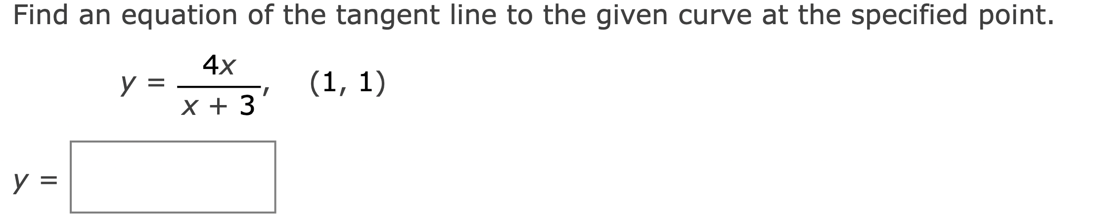 Solved Find an equation of the tangent line to the given | Chegg.com