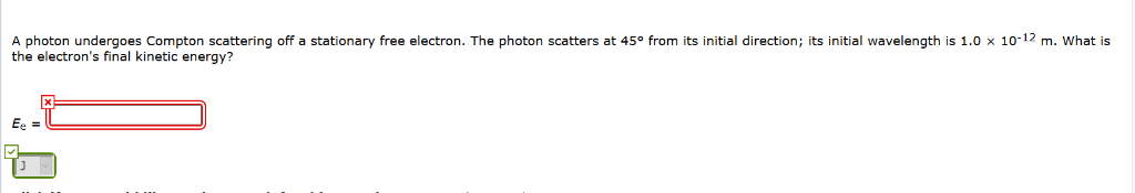 Solved 10-12 m. What is A photon undergoes Compton | Chegg.com