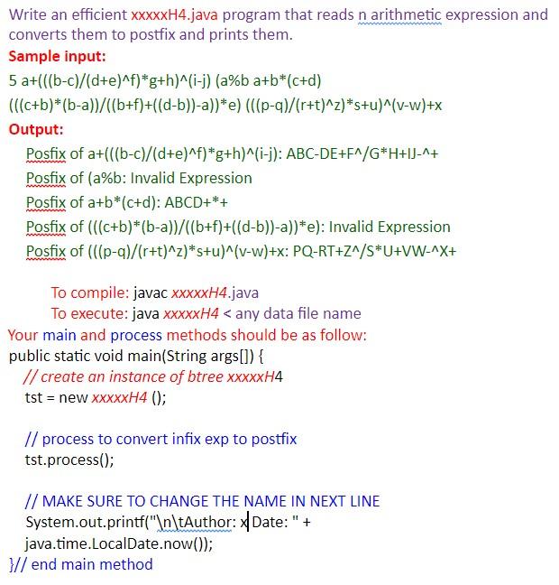 Solved Write An Efficient Xxxxxh4 Java Program That Reads Chegg Com