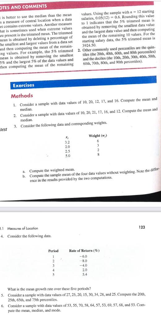 Solved for all 4 problems show the procedures. For #6 | Chegg.com