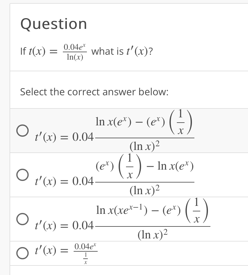 solved-if-t-x-ln-x-0-04ex-what-is-t-x-select-the-correct-chegg