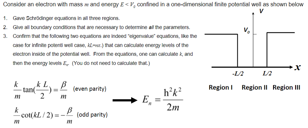 Solved Consider an electron with mass m and energy EV | Chegg.com