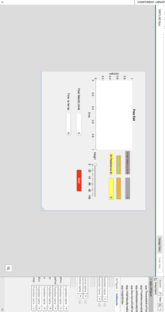 Free fall store calculator