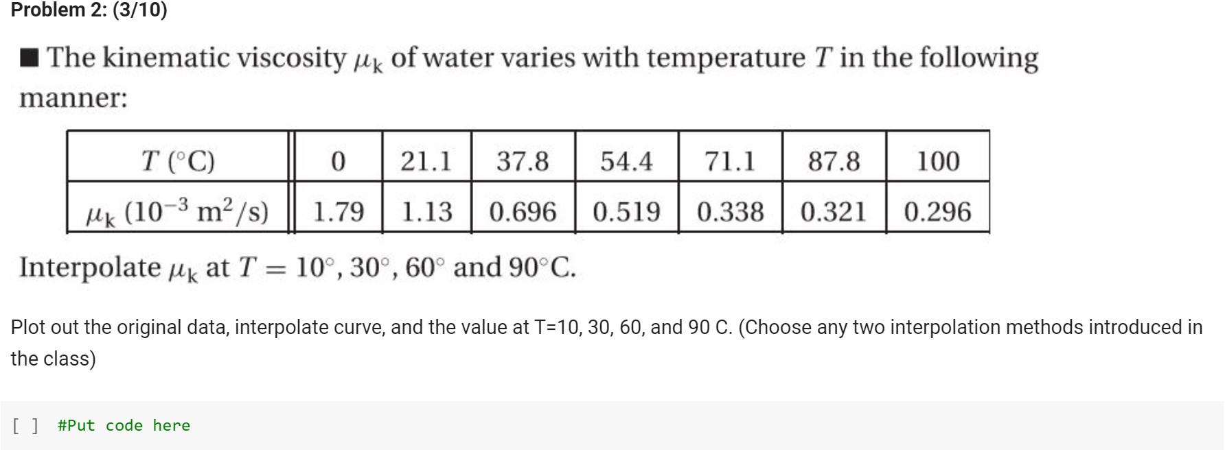 Solved in python please and begin with import numpy as np | Chegg.com
