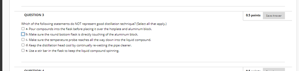 Solved QUESTION 3 0.5 points Save Answer Which of the | Chegg.com