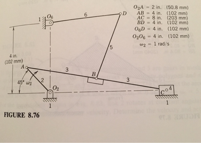 Solved Find the velocity and acceleration of point D as | Chegg.com
