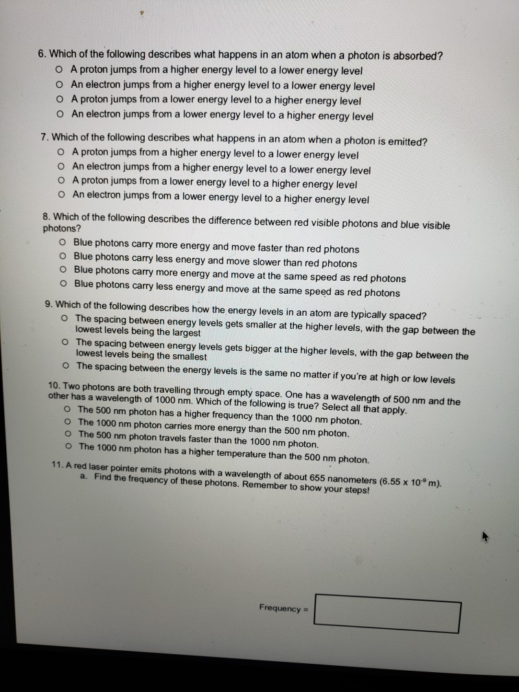 Solved 6. Which of the following describes what happens in | Chegg.com