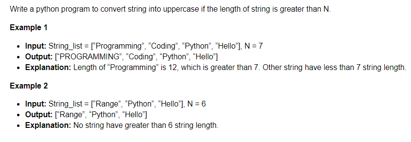 Solved Write a python program to convert string into | Chegg.com