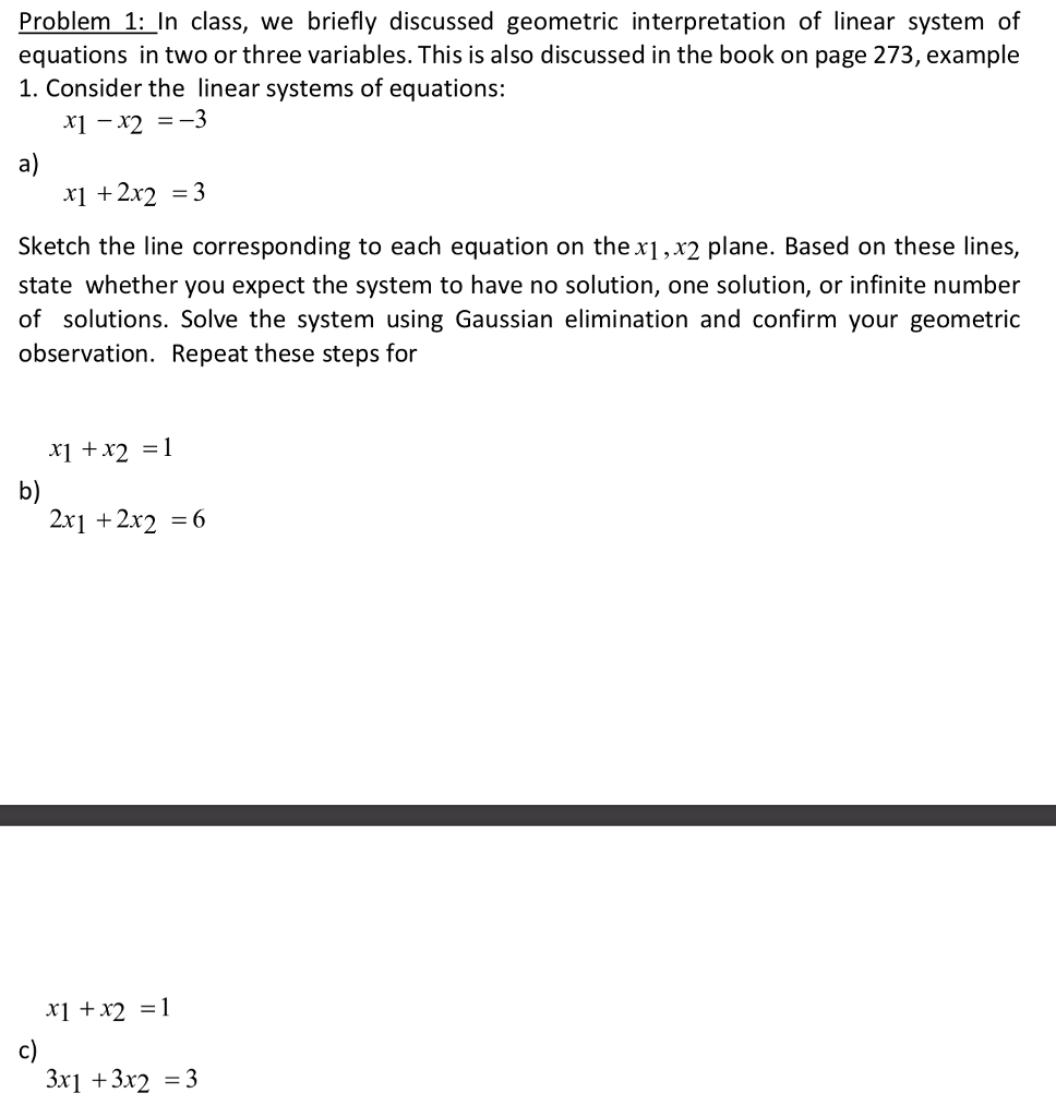 Solved Problem 1 In class, we briefly discussed geometric