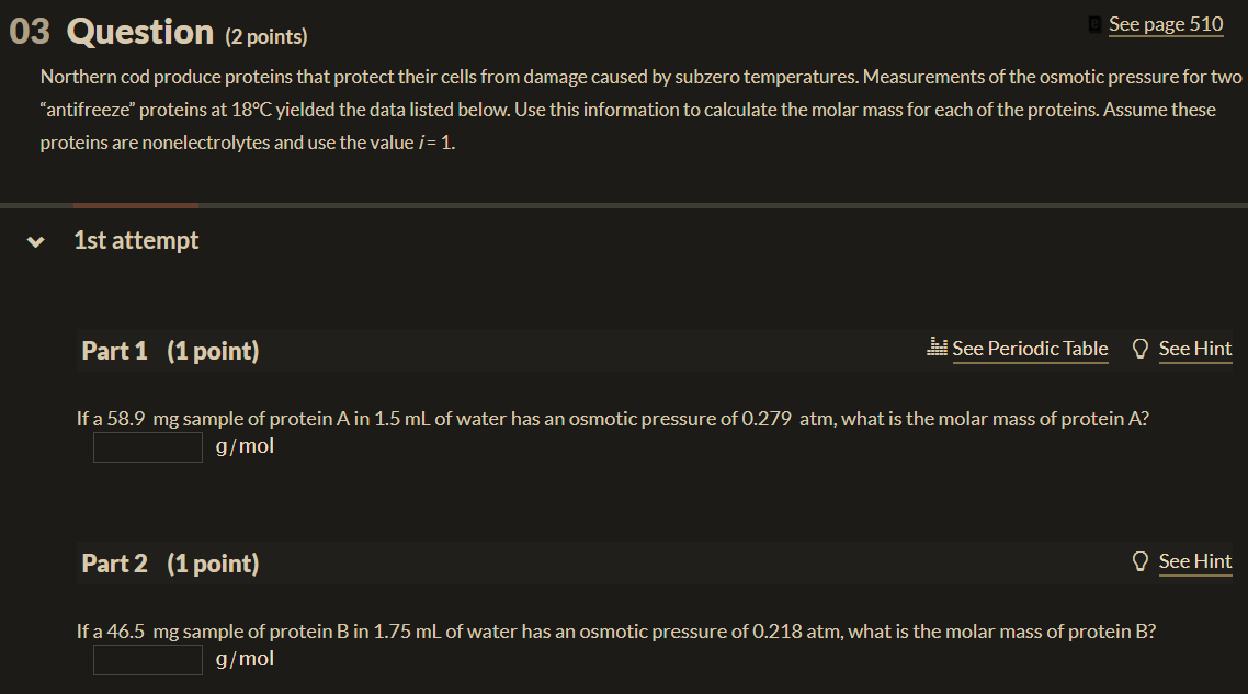 Solved 03 Question (2 points) See page 510 Northern cod | Chegg.com