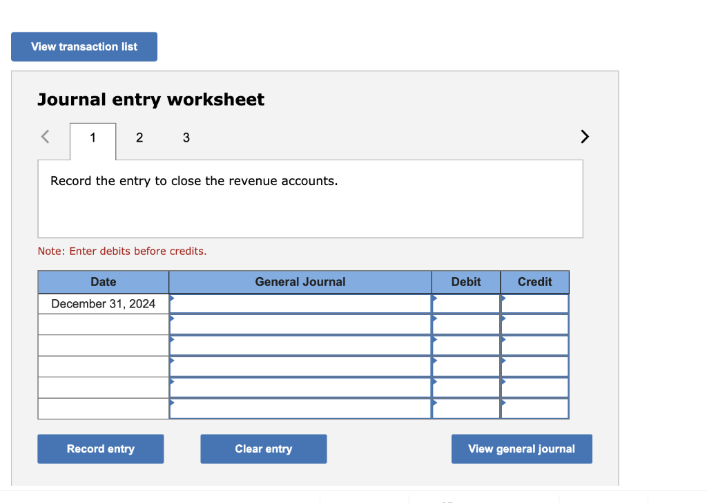 Solved Journal entry worksheet Note: Enter debits before | Chegg.com