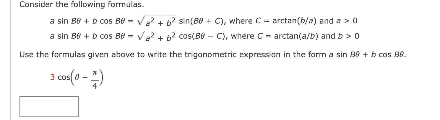 Solved Consider the following formulas. | Chegg.com