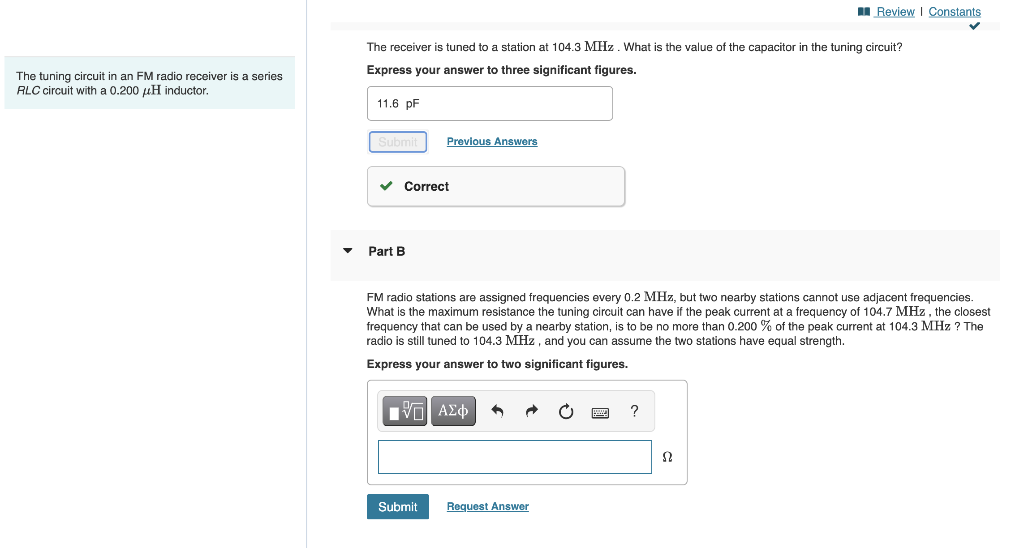 solved-the-receiver-is-tuned-to-a-station-at-104-3mhz-what-chegg