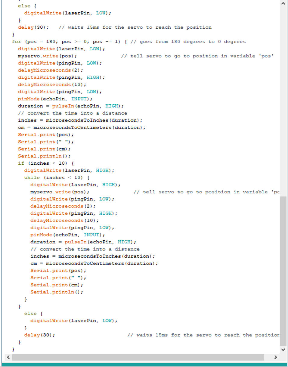 The code was created using the Arduino Software to | Chegg.com