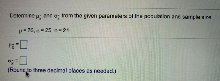Solved Determine and o from the given parameters of the | Chegg.com