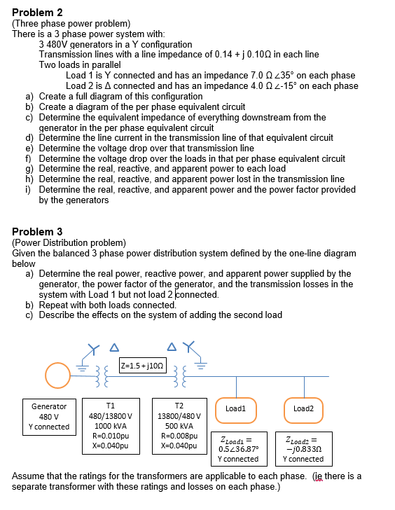 Solved Problem 2 Three Phase Power Problem There Is A 3 Chegg Com