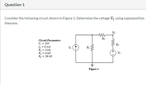 Solved Question 1 Consider The Following Circuit Shown In | Chegg.com