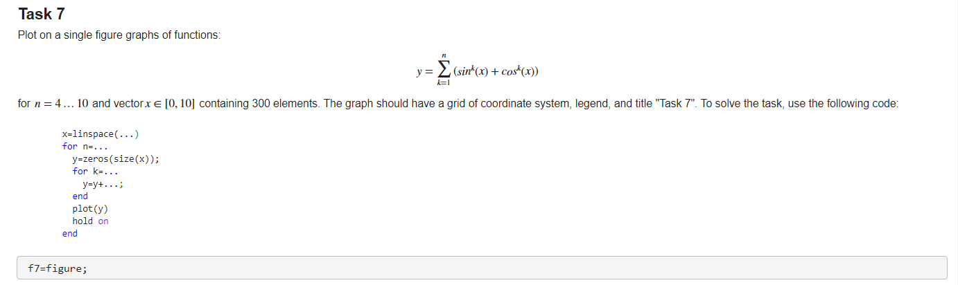 Solved *this Is Matlab Programming* Please Give The | Chegg.com