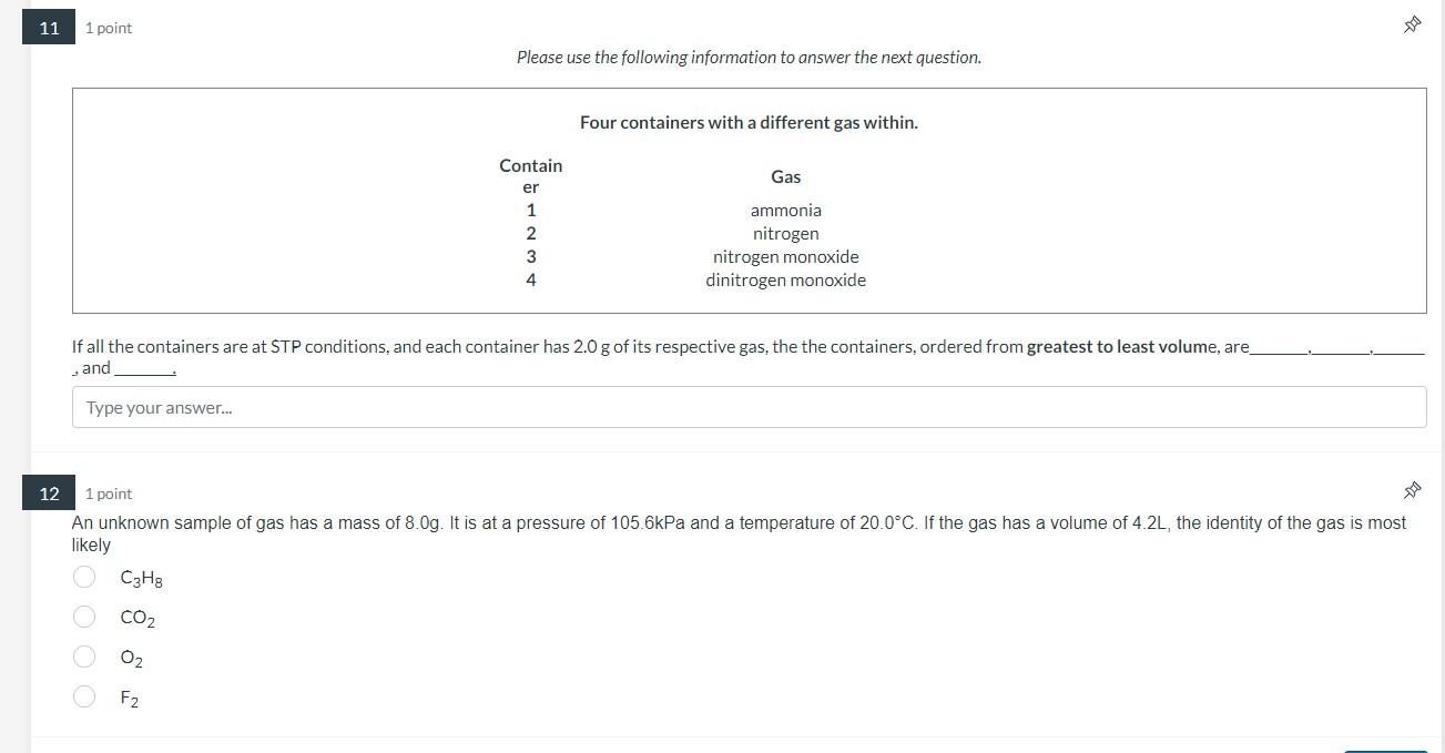 Solved The amount (in mol) of He(g) would be found in an 400