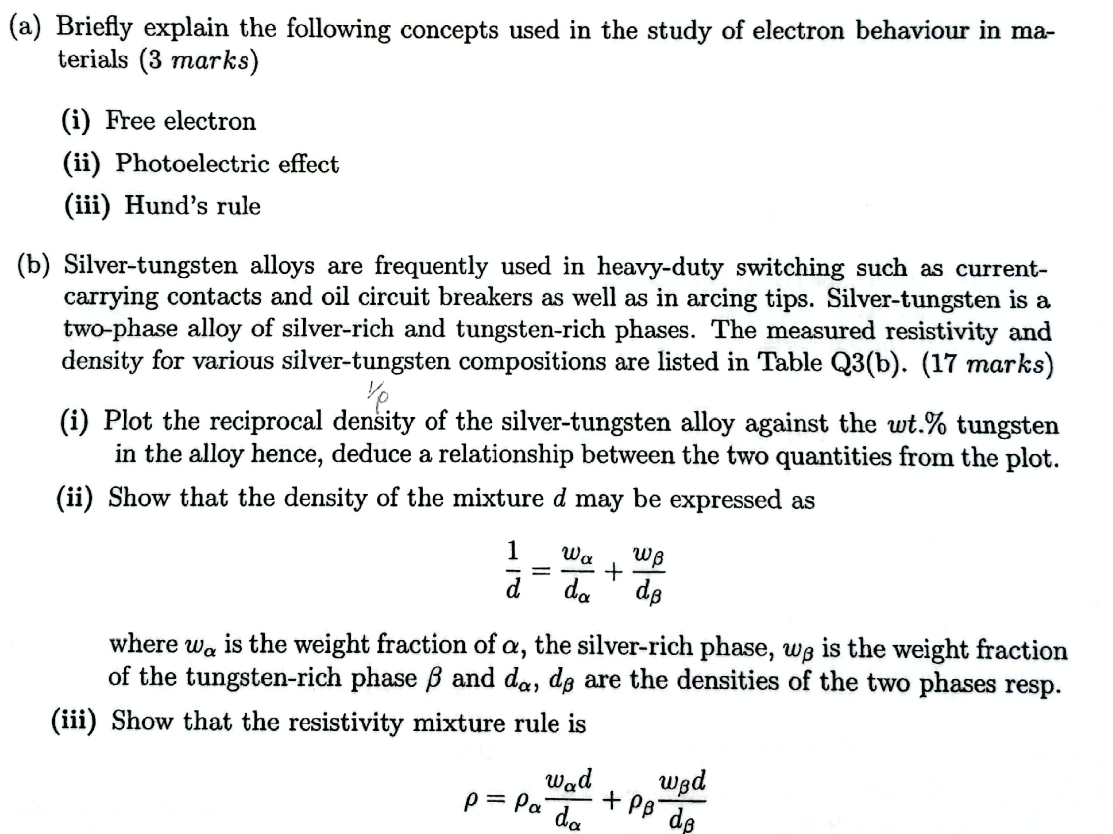 Solved (a) ﻿Briefly explain the following concepts used in | Chegg.com
