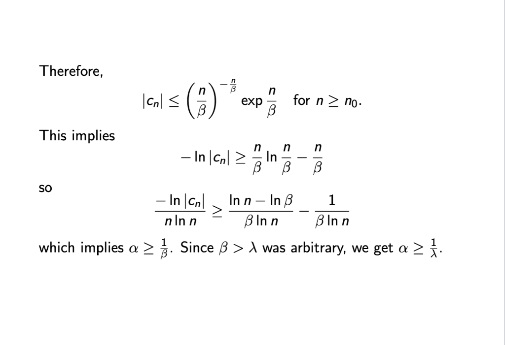 1 Find The Order Of The Entire Functions F Z Chegg Com