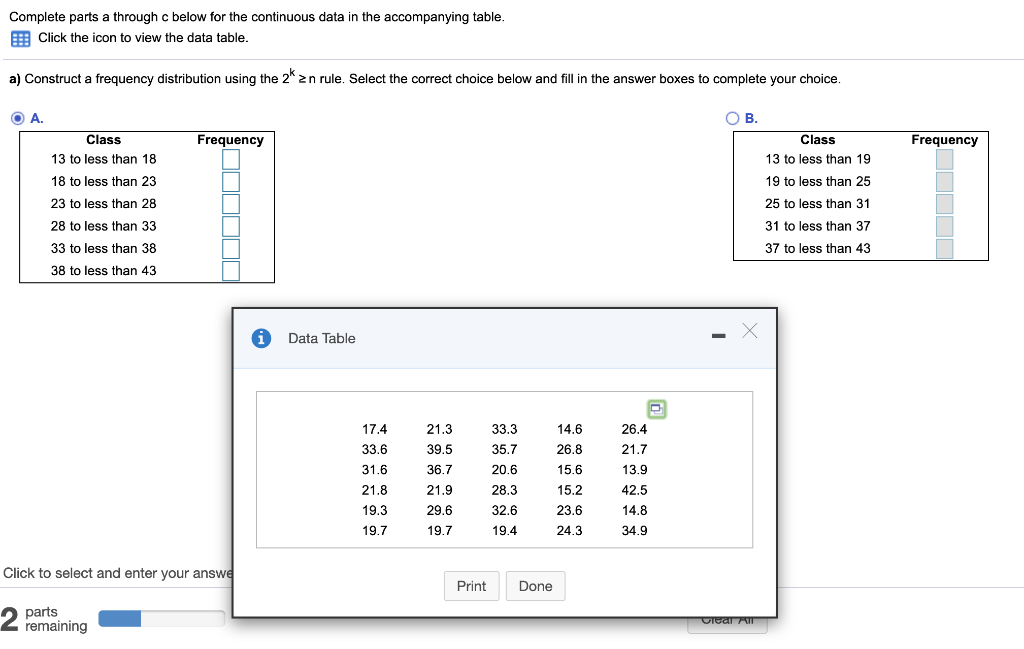 Solved Consider The Following Sample Data. 6 7 9 5 4 14 3 | Chegg.com