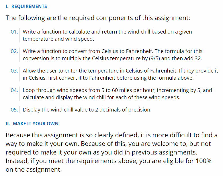 Solved Overview When it's cold outside and the wind is | Chegg.com