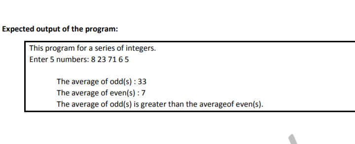 Solved QUESTION Write a program (main) that reads 5 integers | Chegg.com