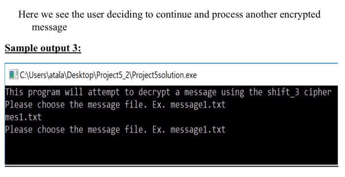 Solved /Thi program w11 tranalate a secret message into | Chegg.com
