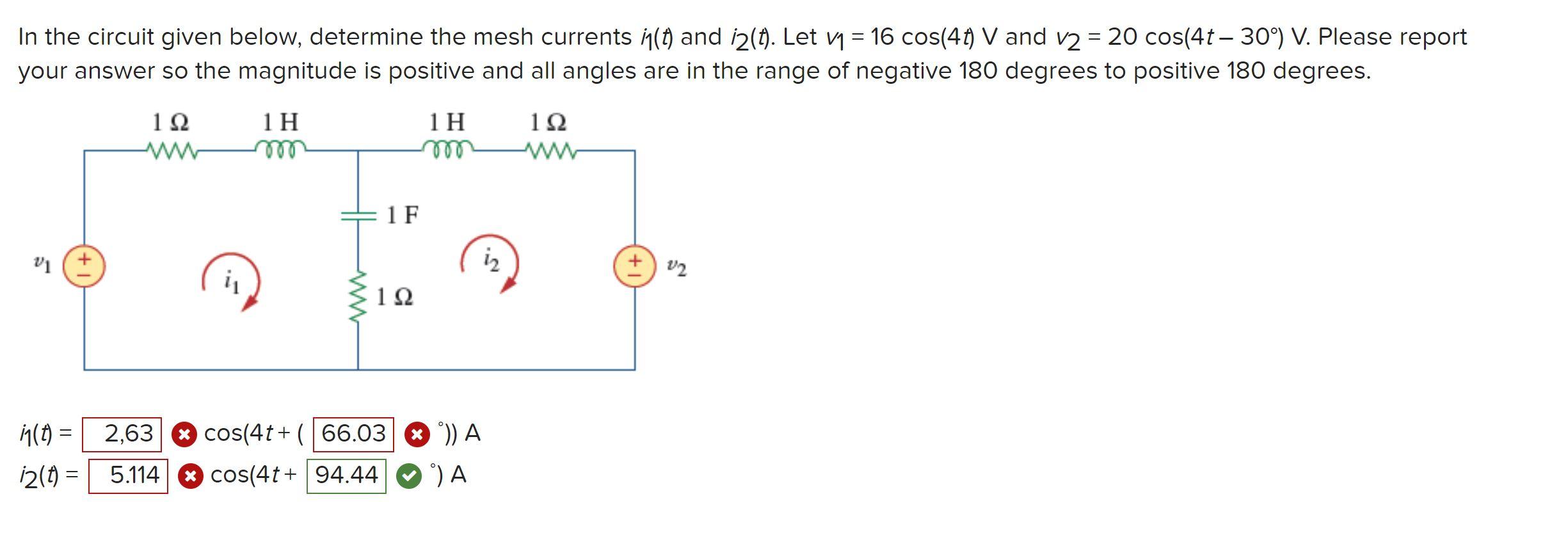 Solved - = In the circuit given below, determine the mesh | Chegg.com