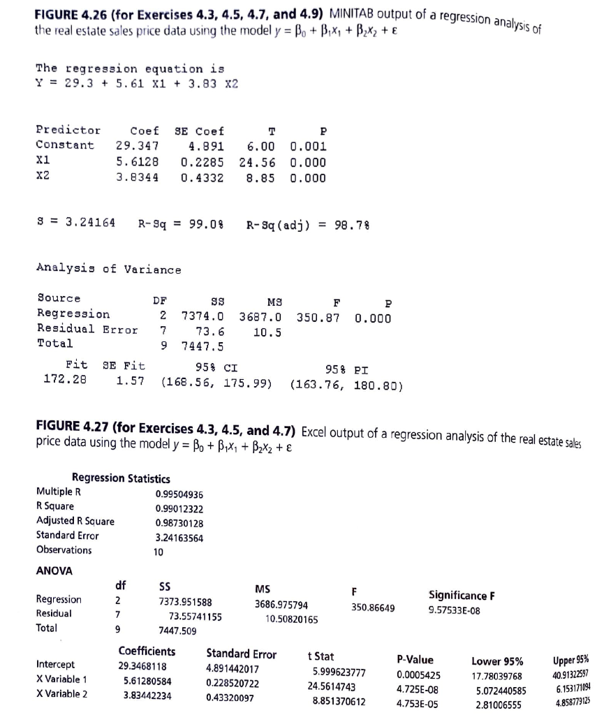 Solved FIGURE 4.26 (for Exercises 4.3, 4.5, 4.7, and 4.9) | Chegg.com