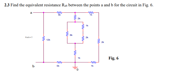 Solved Find the equivalent resistance Rab between the points | Chegg.com