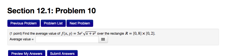 Solved Section 12.1: Problem 10 Previous Problem Problem | Chegg.com