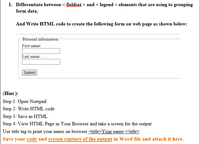 Solved Define CSS and write short note about element | Chegg.com