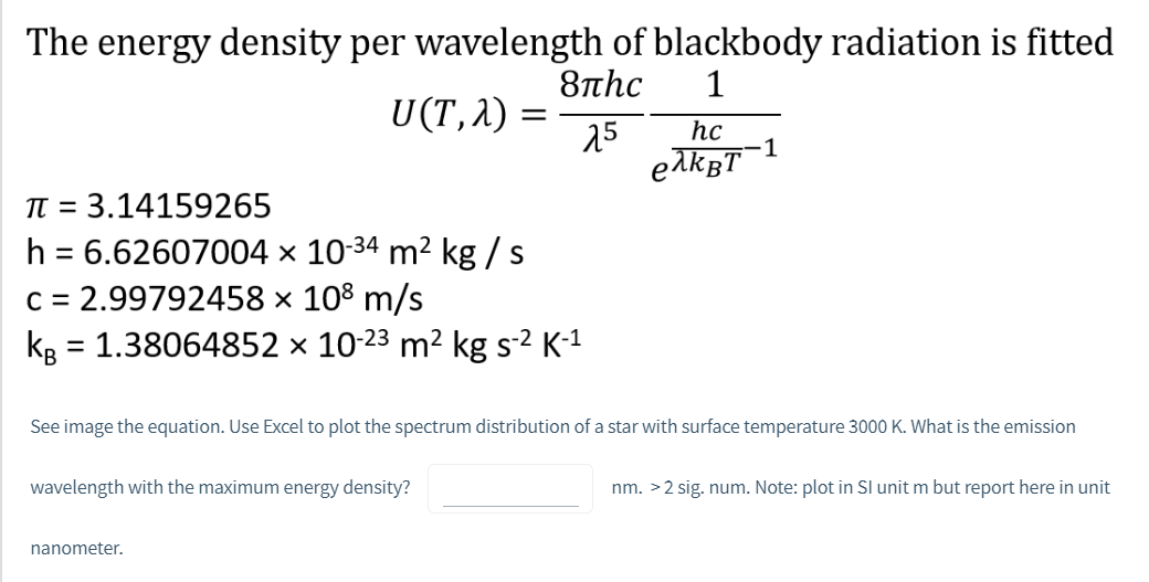 solved-the-energy-density-per-wavelength-of-blackbody-chegg