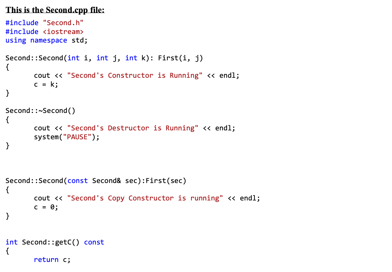 Solved Write the code you would ADD to the main | Chegg.com