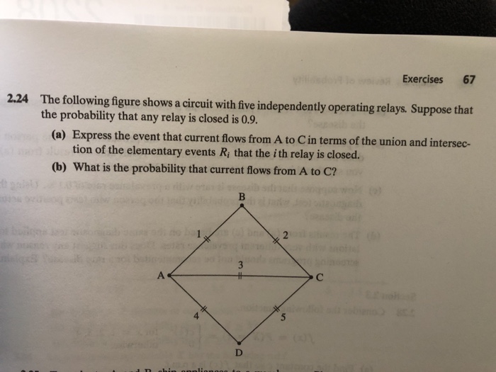 Solved Exercises 67 2.24 The following figure shows a | Chegg.com