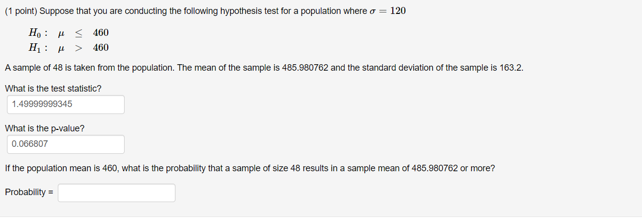 solved-1-point-suppose-that-you-are-conducting-the-chegg